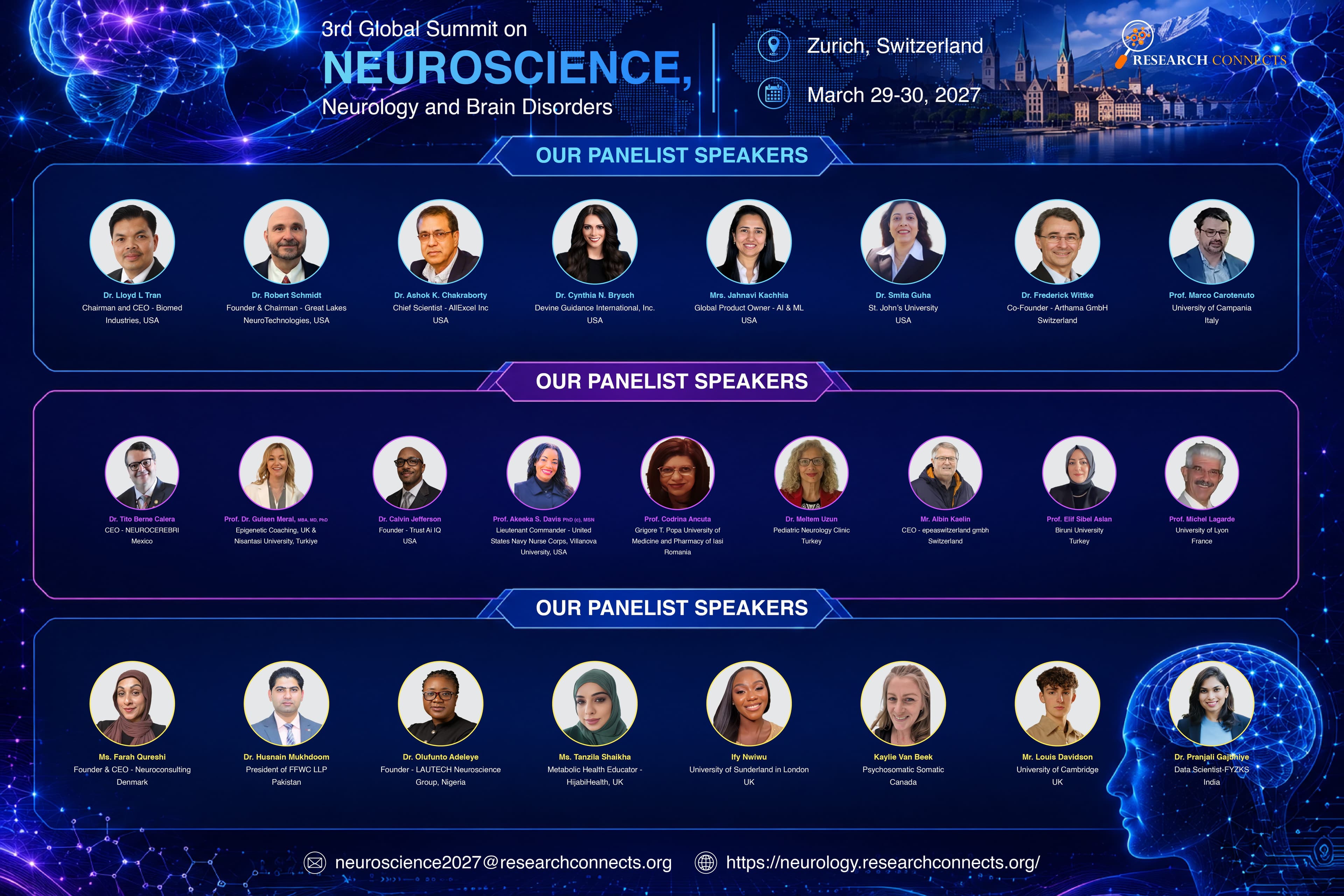 3rd Global Summit on Neuroscience, Neurology and Brain Disorders