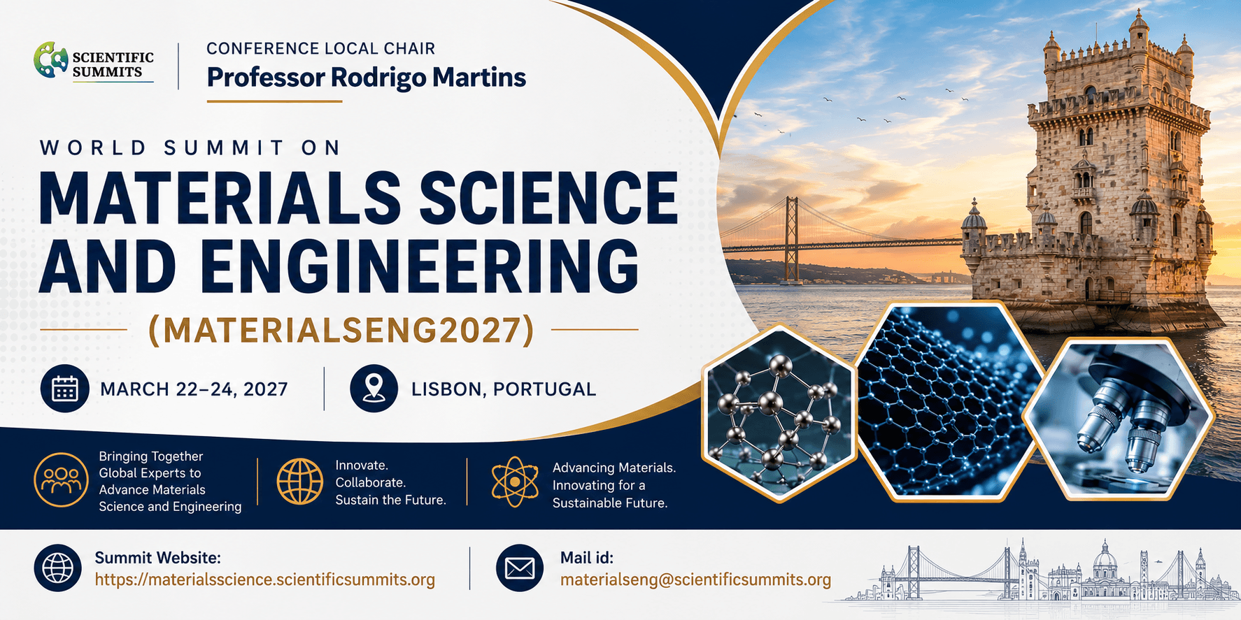 World Summit on Materials Science and Engineering (MATERIALSENG2027)